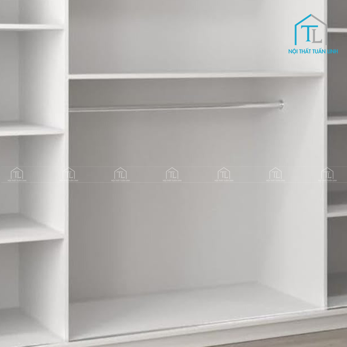 Thanh treo quần áo bằng kim loại chắc chắn