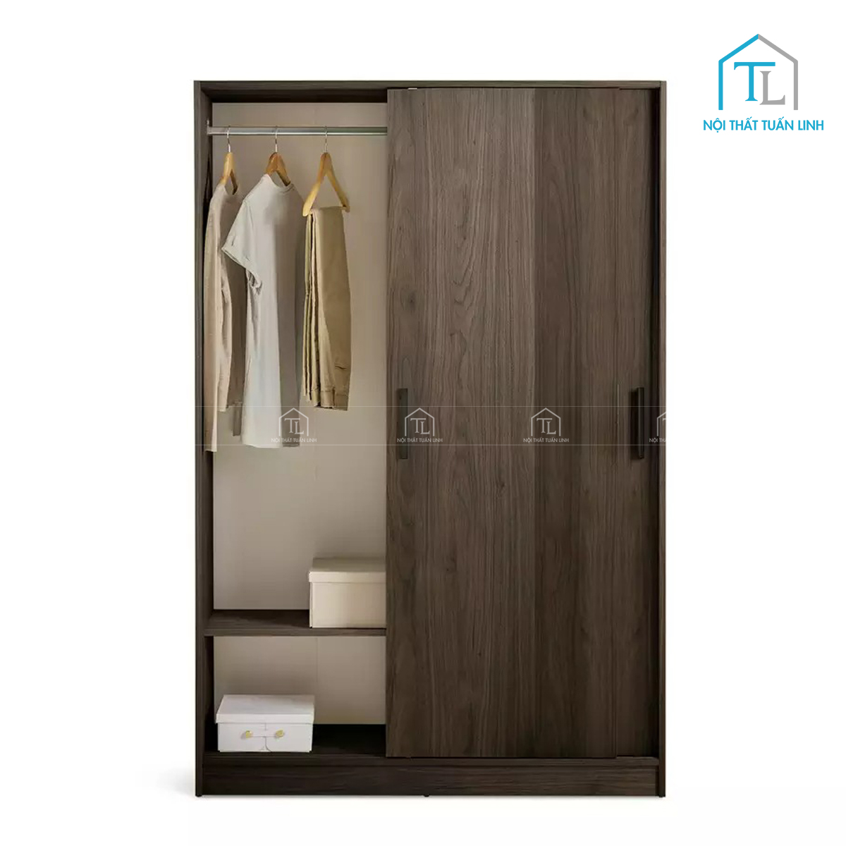 Hệ cửa trượt êm ái, dễ dàng sử dụng