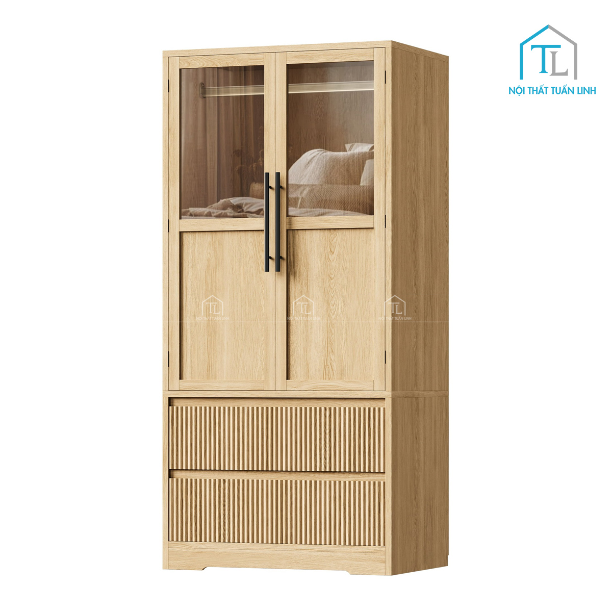 Màu gỗ tự nhiên tạo cảm giác ấm áp, sang trọng