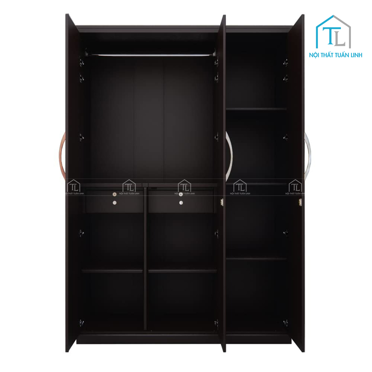 Bề mặt sơn PU vân gỗ Walnut tinh tế