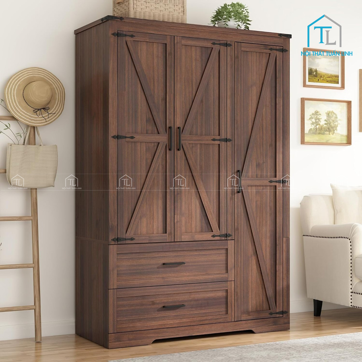 Ngăn kệ bên trong sắp xếp đồ gọn gàng