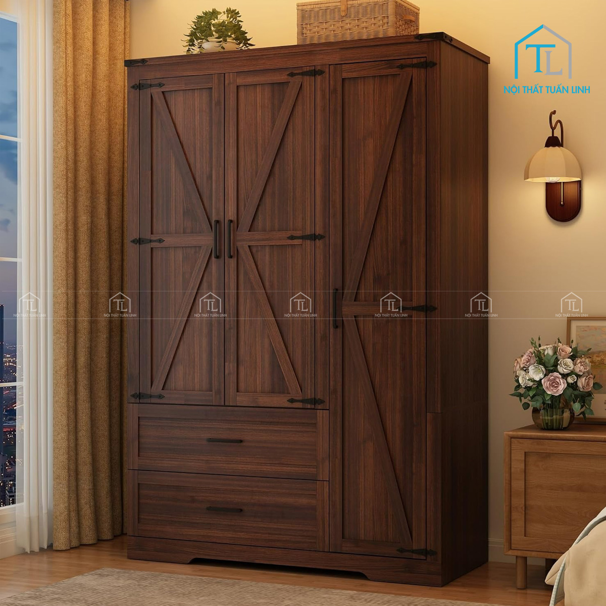 Kết cấu tủ vững chắc, phù hợp dùng lâu dài
